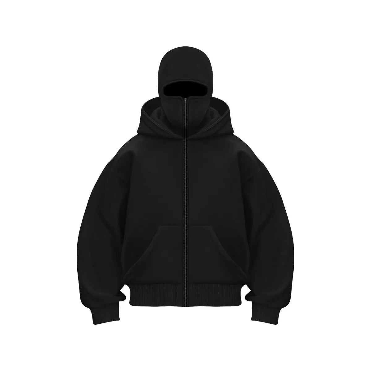 Zipped Double Hooded Hoodie