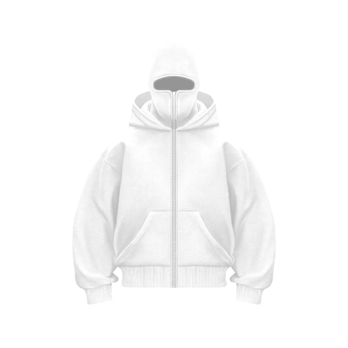Zipped Double Hooded Hoodie